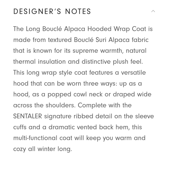 Sentaler Wrap Coat - Picture 13 of 16